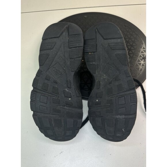 Nike Huarache Run Low Triple Black Size 13c (PS) - - Picture 10 of 10